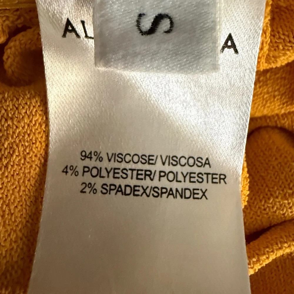 Altuzarra Asgard Goldenrod Long Sleeve Ruched Sweater Size Small Designer - Picture 8 of 9